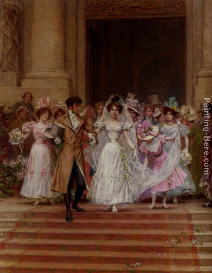 Frederick Hendrik Kaemmerer The Wedding, Church Of St. Roch, Paris